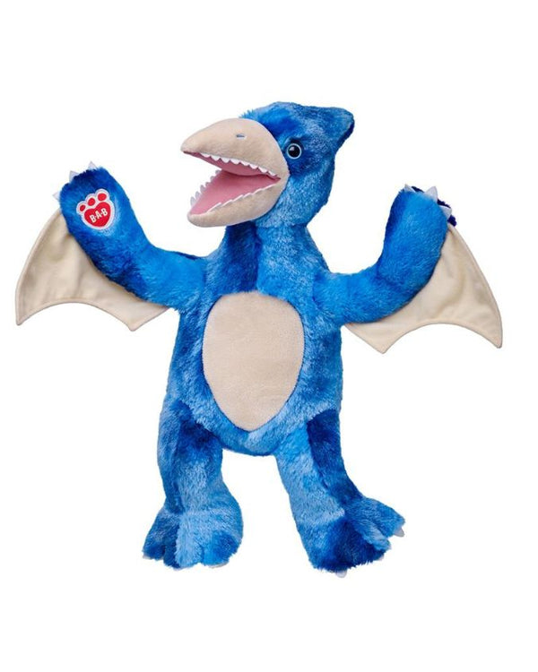 T-Rex Cafe | Blue Pterodactyl | 16" Build-A-Dino Plush