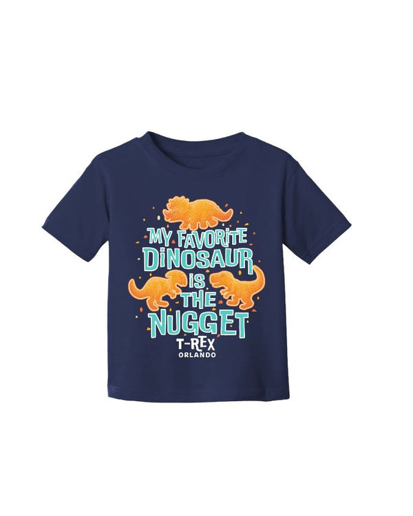 T-Rex Cafe | My Favorite Dinosaur is the Nugget | Toddler Tee