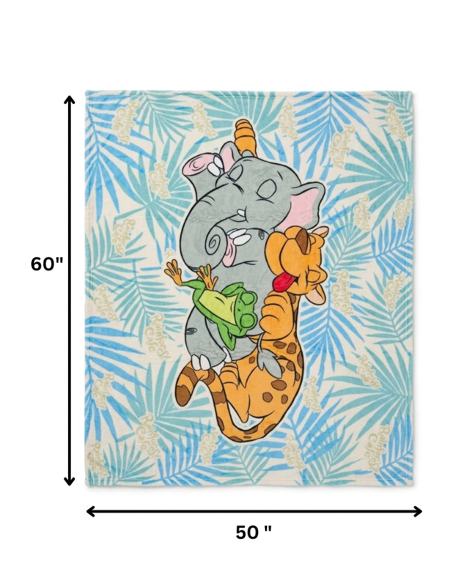 Rainforest Cafe | Sleeping Bunch | Plush Blanket