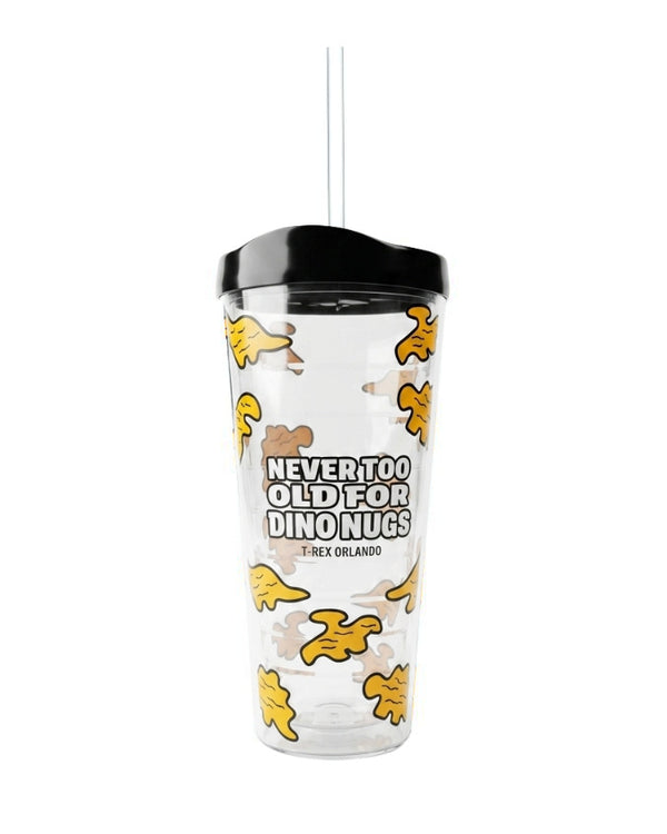 T-Rex Cafe | Never Too Old For Dino Nugs | Water Cup