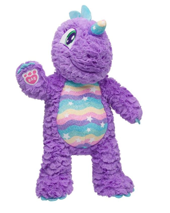T-Rex Cafe | Purple Dinocorn | 16" Build-A-Dino Plush