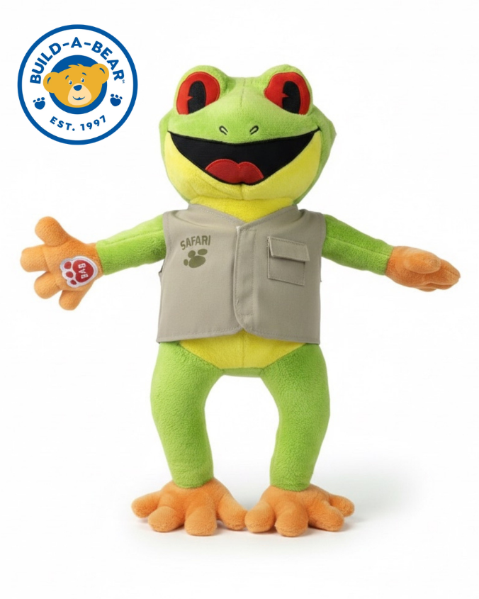 Rainforest Cafe X Build -A-Bear | Meet Safari Cha Cha! | Bundle Plush + Vest