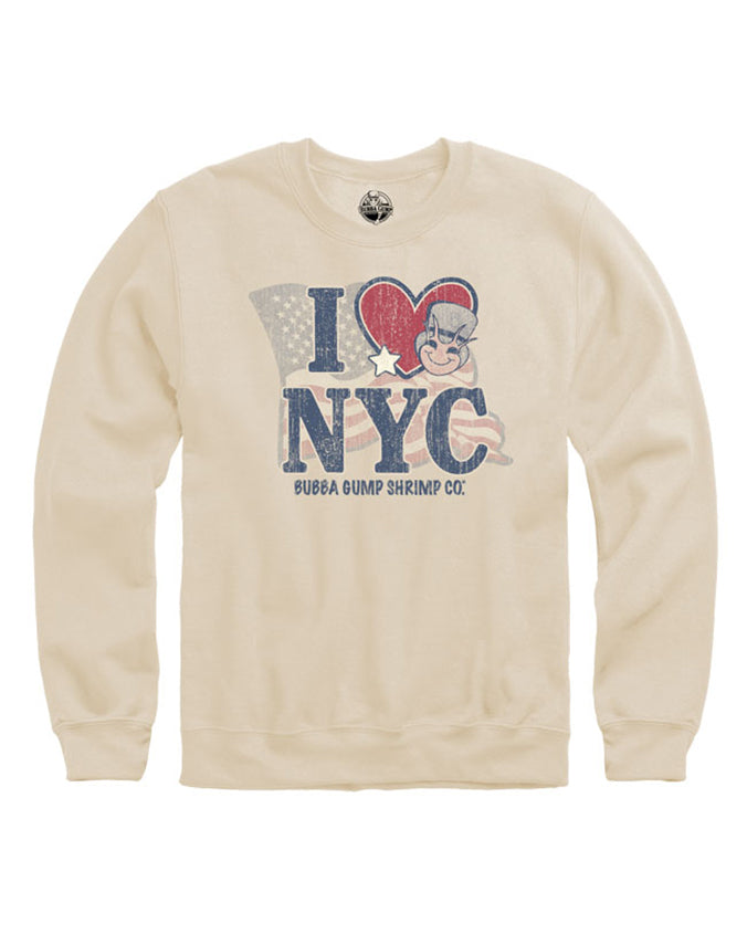 Bubba Gump | I ❤️ NYC | Adult Crewneck