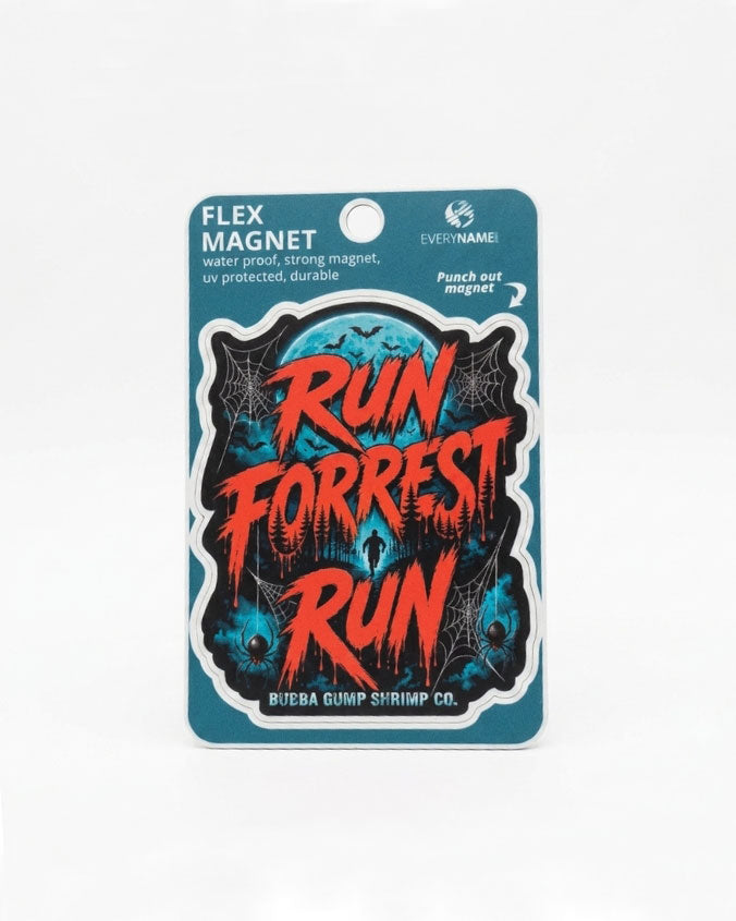Bubba Gump | Run Forrest Run Halloween 2026 | Magnet