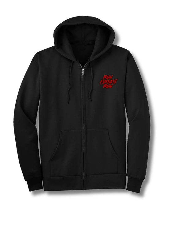 Bubba Gump | Halloween Run Forrest Run 2026 | Adult Zip-Up Hoodie