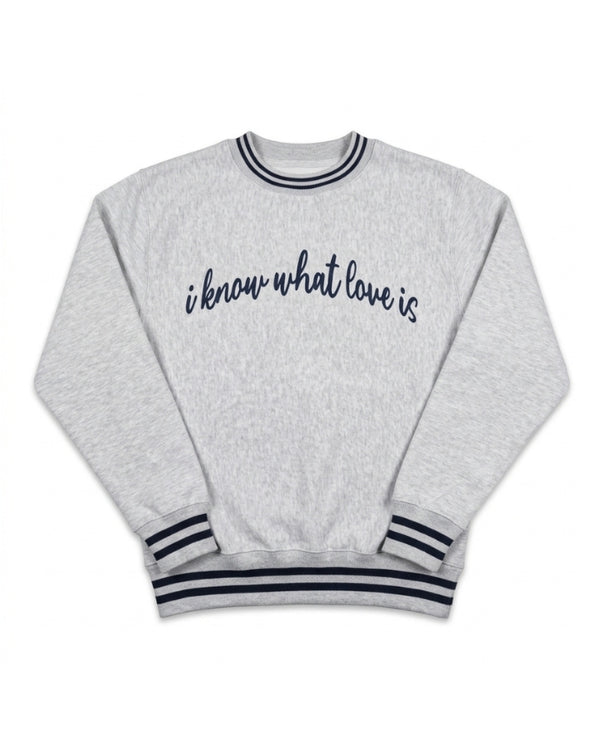 Bubba Gump | I Know What Love Is | Adult Crewneck