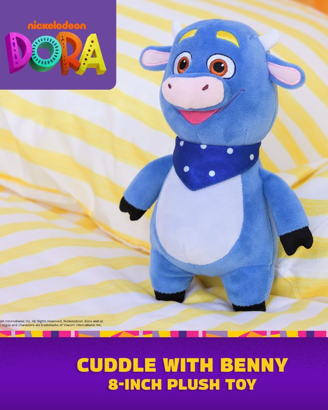 Dora The Explorer | Official Benny Character | 8" Plush
