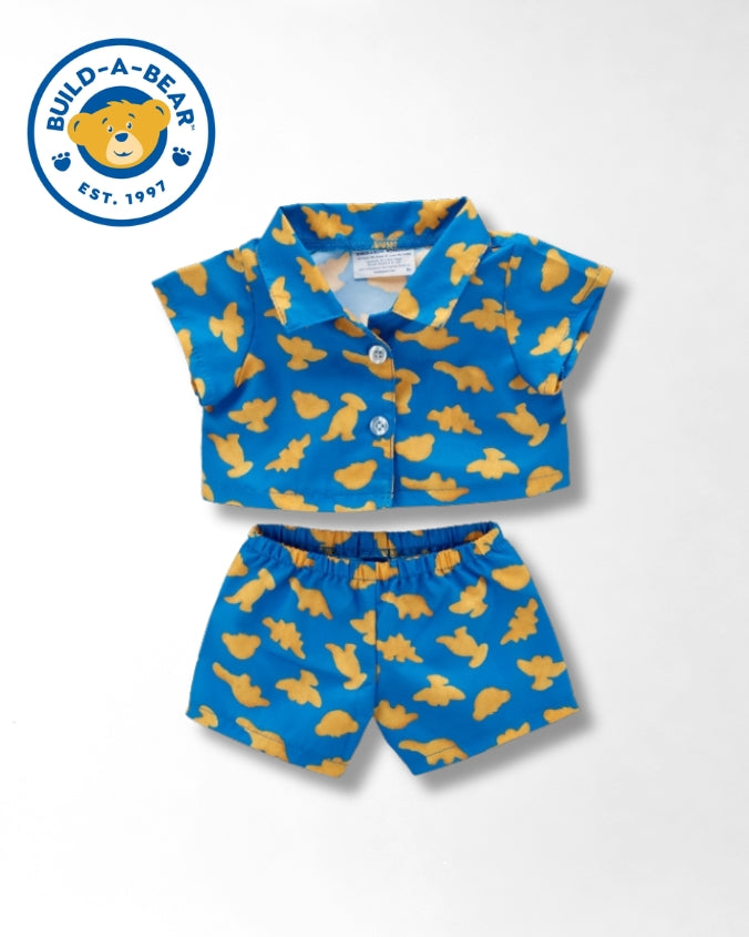 T-Rex Cafe X Build-A-Bear | Happy Nuggets  | Dino Plush 2-piece set