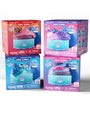 Collection of Slime Worlds packaging on a white background