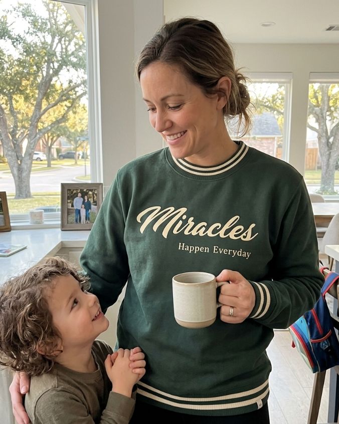 Bubba Gump | Miracles Happen | Adult Crewneck