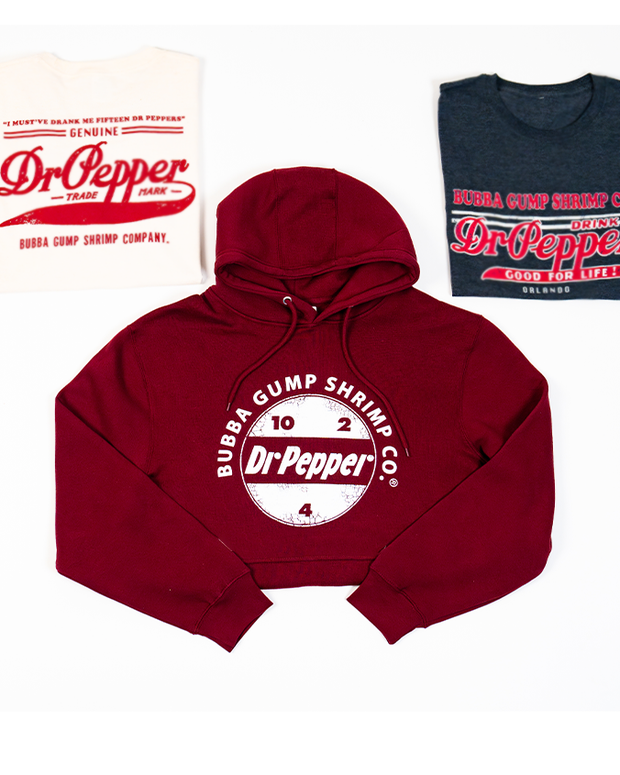 Bubba Gump x Dr Pepper | 10-2-4 Logo | Adult Hoodie