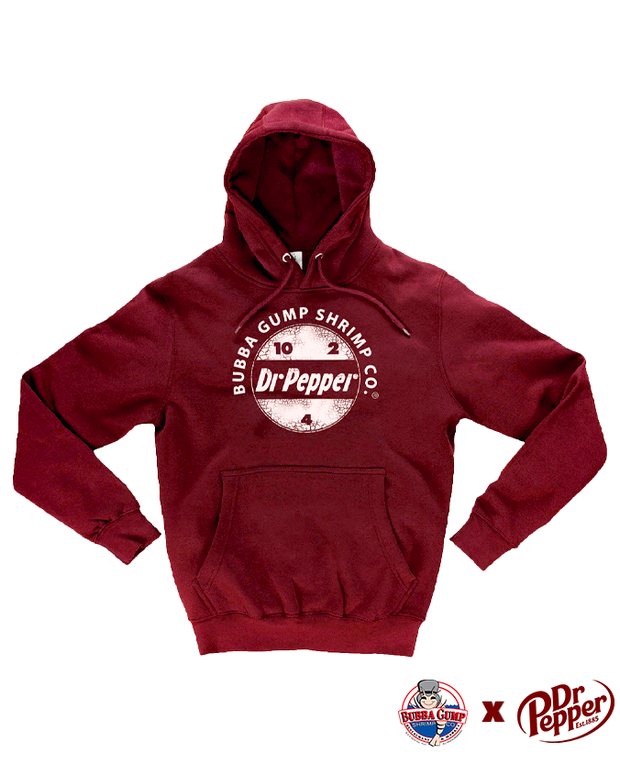 Bubba Gump x Dr Pepper | 10-2-4 Logo | Adult Hoodie