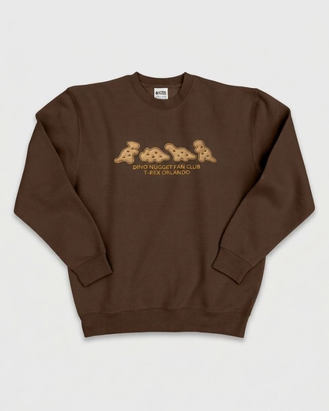 T-Rex Cafe | Dino Nugget Fan Club | Adult Crewneck
