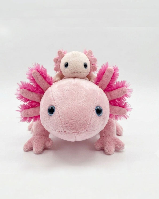 Rainforest Cafe | Mom & Baby Axolotl | 9" Plush
