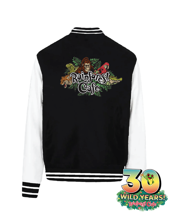 PRE-ORDER | Rainforest Cafe | Vintage Logo Patch | Adult Letterman Jacket