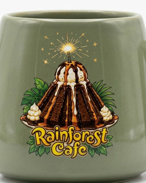 Rainforest Cafe | Iconic Volcano Cake | Ceramic Mug