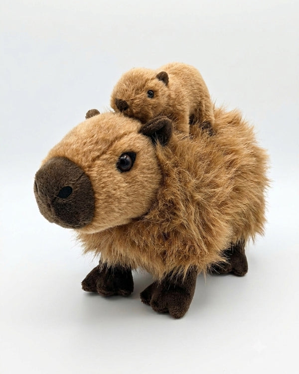 Rainforest Cafe | Mom & Baby Capibara | 9" Plush