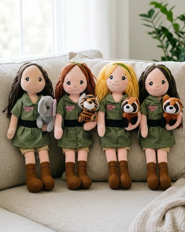 Rainforest Cafe | Jungle Safari Guide | 17" Plush Doll