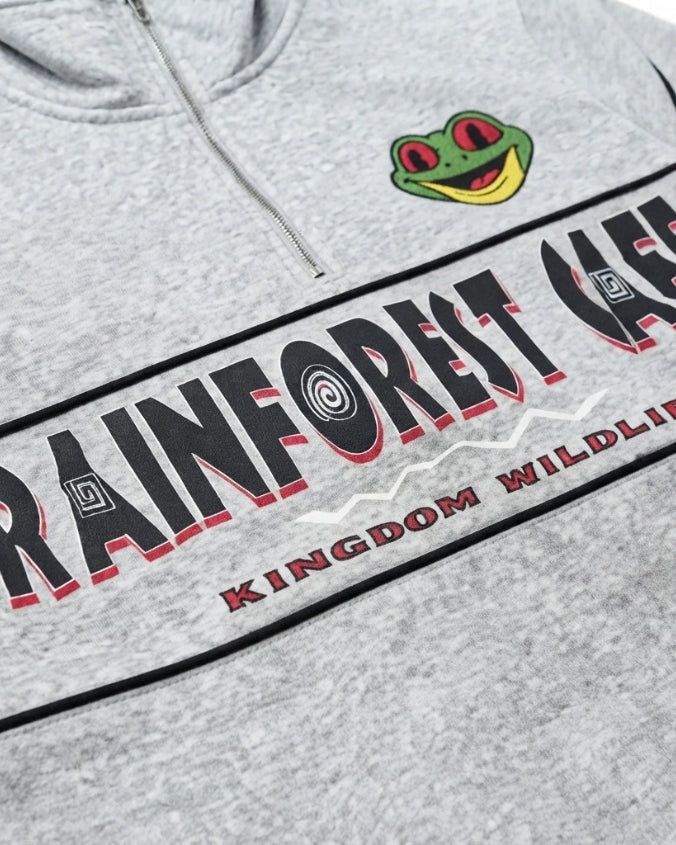 Rainforest Cafe | Cha! Cha! Left Chest Embroidery | Quarter-Zip Pullover