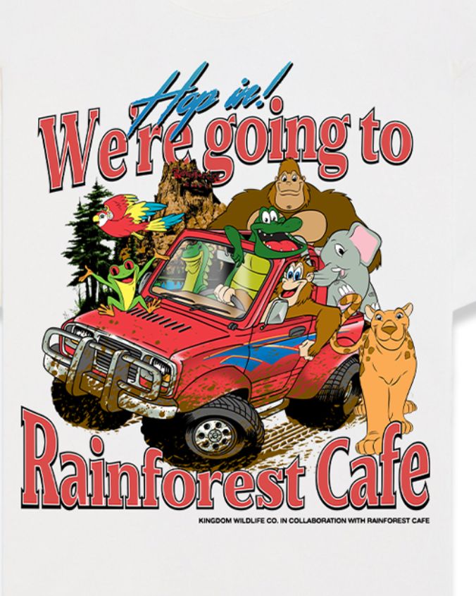 Rainforest Cafe | Hop In Wild Bunch | Adult Tee