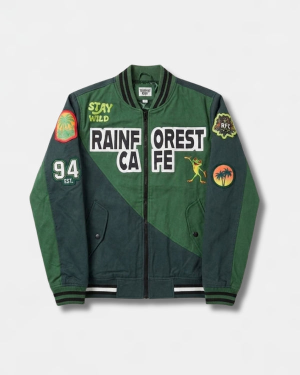 Rainforest Cafe | Stay Wild | Varsity Jacket