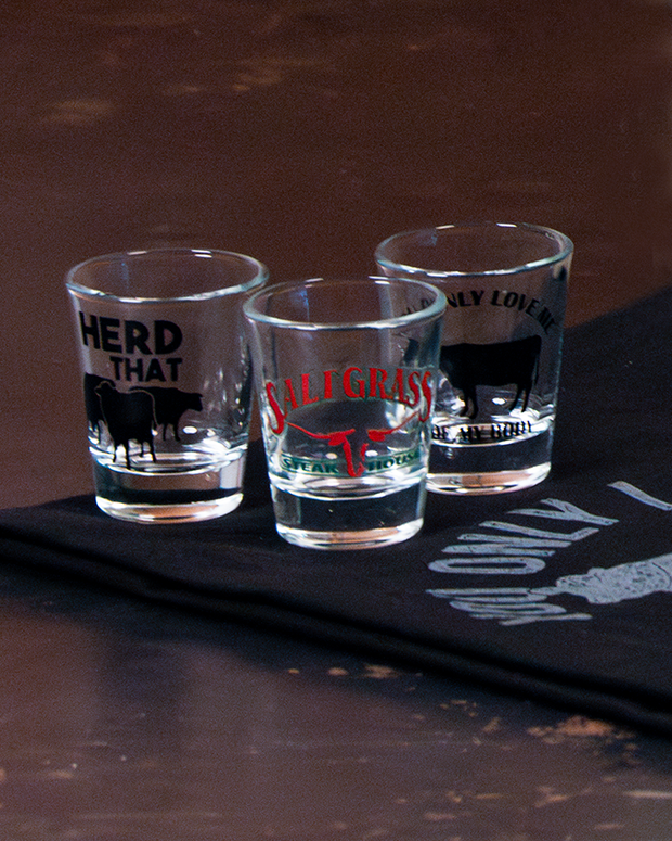 Saltgrass | Logo Mix | Trio Shot Glasses - FINAL SALE