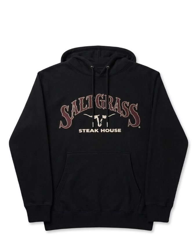 Saltgrass | Classic Logo | Adult Hood Black