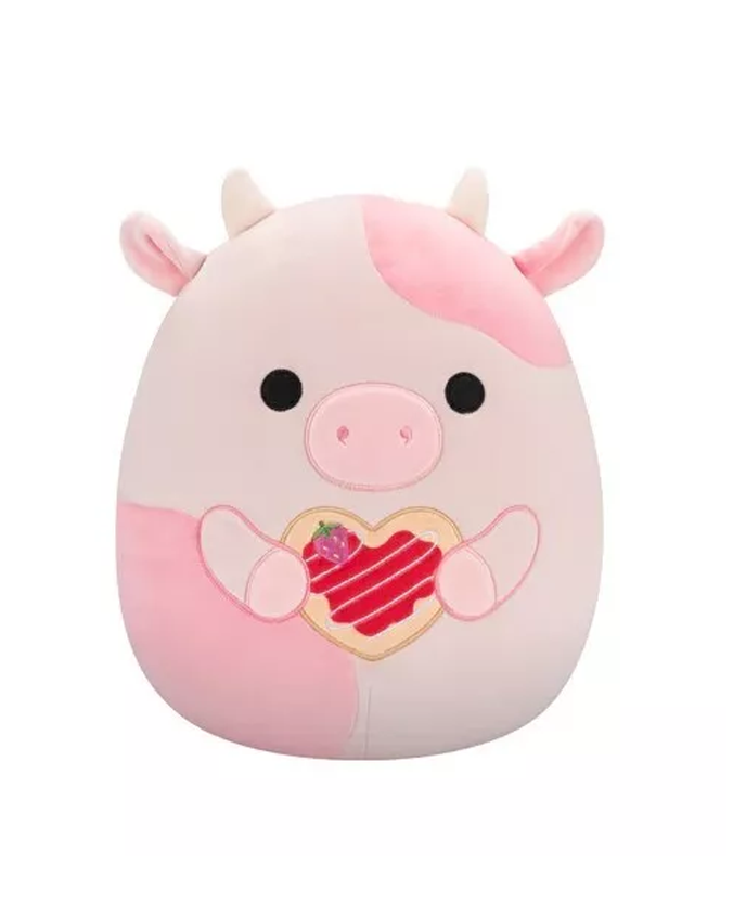 Valentine Squishmallow | Reshma the Pink Cow | 12" Plush