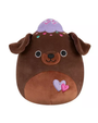 Valentine Squishmallow | Rico Chocolate Brownie Dog | 12" Plush