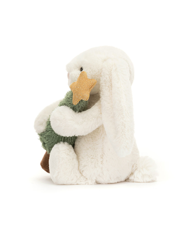 Jellycat | Bashful Bunny with Christmas Tree | Plush