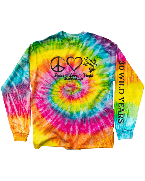 Rainforest Cafe | Peace, Love, Frogs | Adult Long Sleeve - FINAL SALE