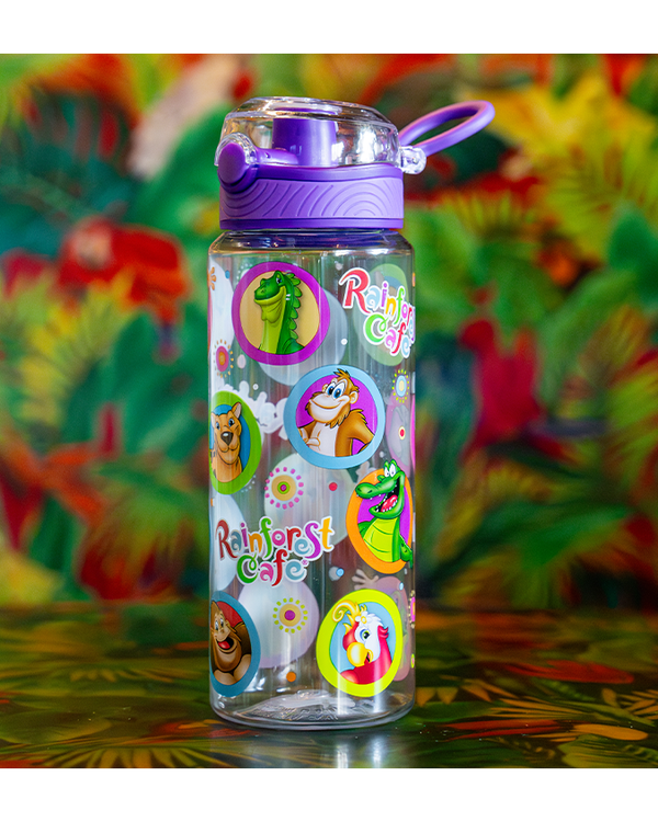 Rainforest Cafe | Purple Character | Water Bottle