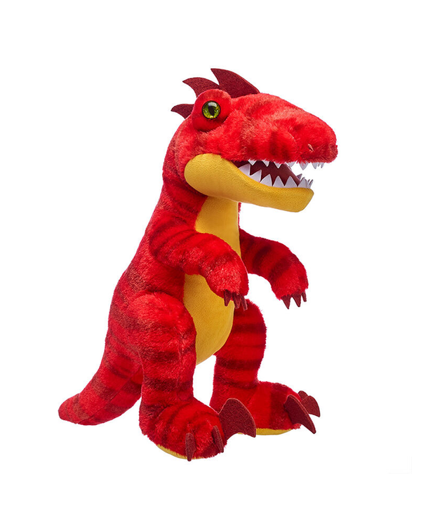 T-Rex Cafe | Red Raptor | 15" Build-A-Dino Plush