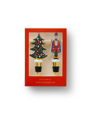 Rifle Paper | Nutcracker & Tree | Wine Stoppers