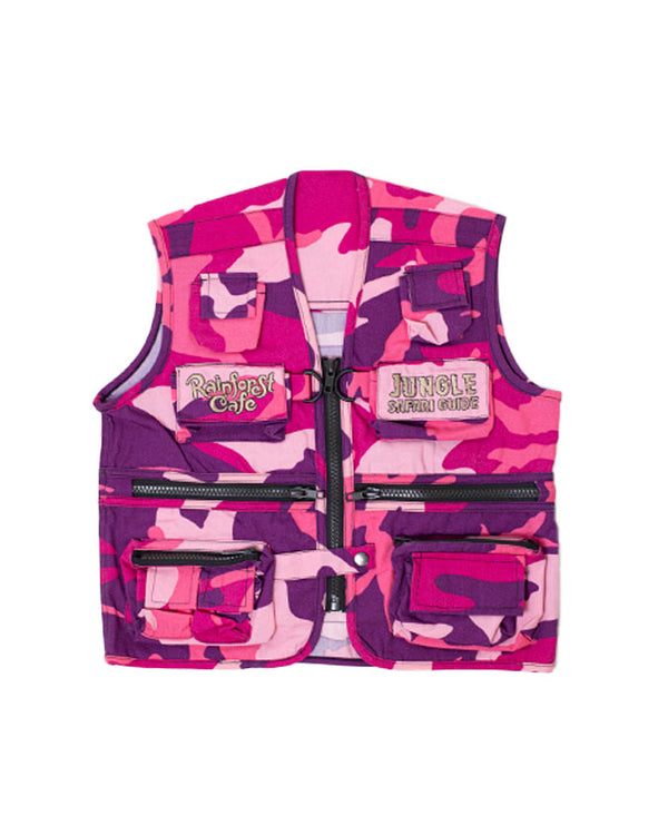 Rainforest Cafe | Pink Ranger Vest | Youth