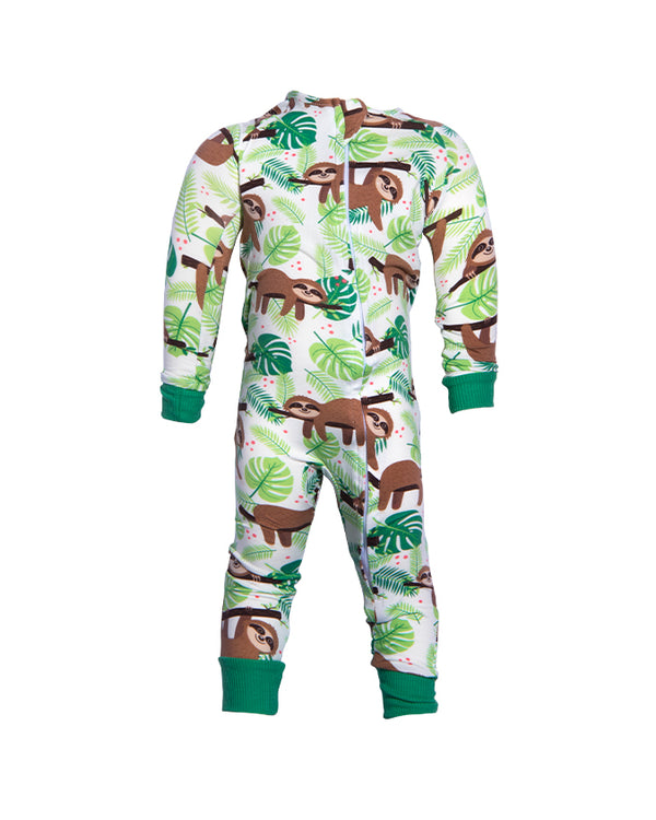 Rainforest Cafe | Sloth PJ Romper | Infant